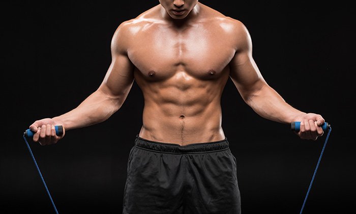 muscle working in men